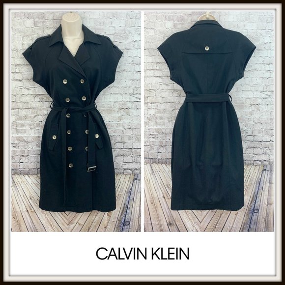 Calvin Klein Dresses & Skirts - Calvin Klein Military Button Down Shirt Dress